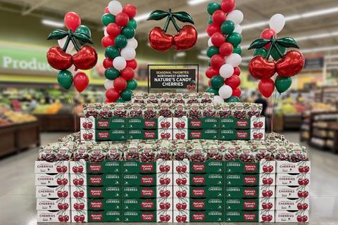 A Nature's Candy in-store display
